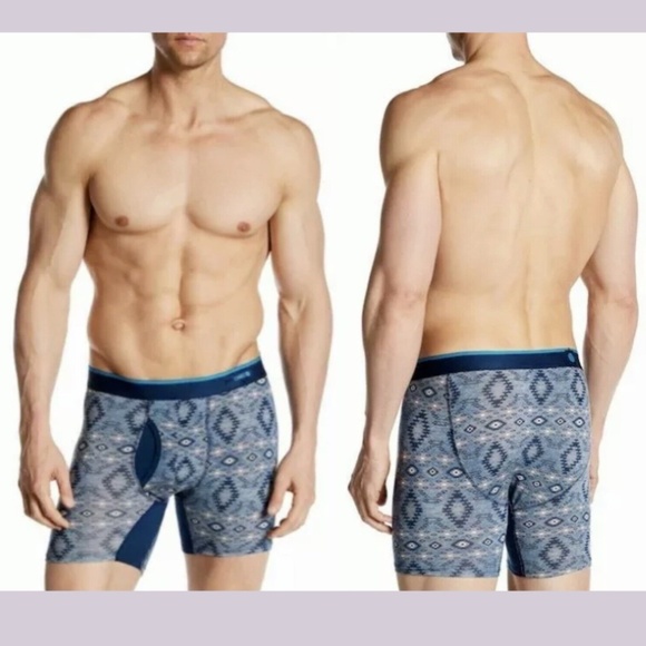 NIB $28 STANCE [ Small ]‎ Basilone Monterey Butter Blend Boxer Brief in Blue - Picture 1 of 15
